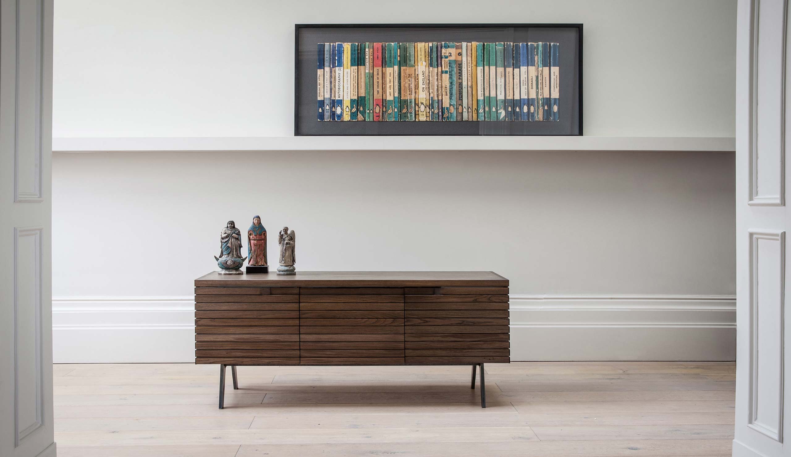 Handmade fumed oak sideboard by Six Hands